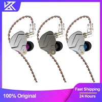KZ ZSN Pro Headphones In Ear Monitor Hybrid Technology Best Earphone 1BA+1DD HIFI Bass Phone Metal Wired Headset With Microphone 1