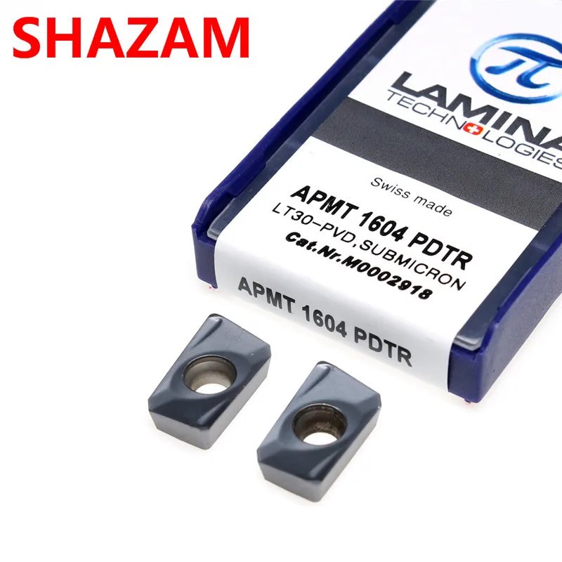 APMT1604PDTR-LT30 Наплечная фреза Инструменты Карбид вставка CNC обрабатывающий центр точность полуотделочная 10 шт