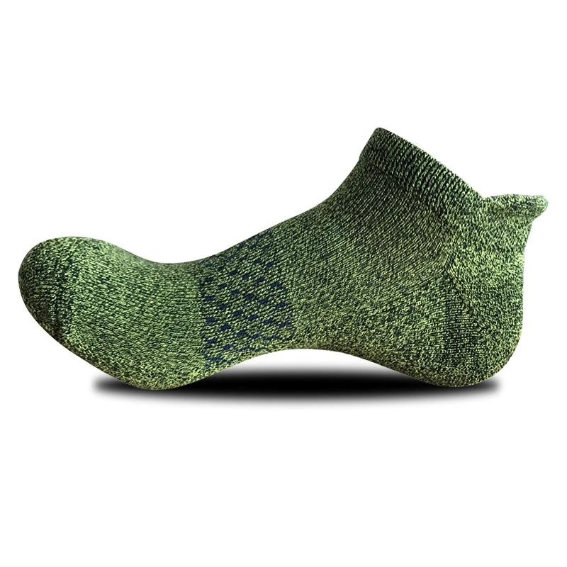 Men's Cotton Short Socks 5 Pairs / Lot High Quality Breathable Warm Leisure  Thick Boat Socks  Autumn Winter For Male Thermal