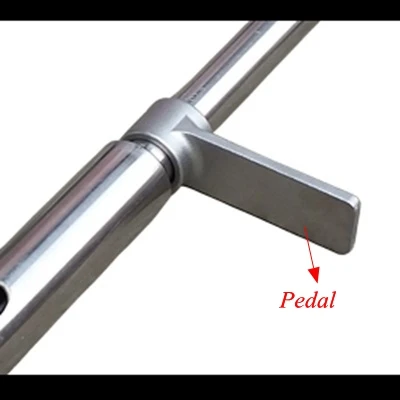 Pedal Сеялка для грунта из нержавеющей стали, бесшовная труба, Пробоотборник для грунта, научно-исследовательские единицы, голландское сверло для заземления, голландское бурение для заемных грунтов - Цвет: Pedal