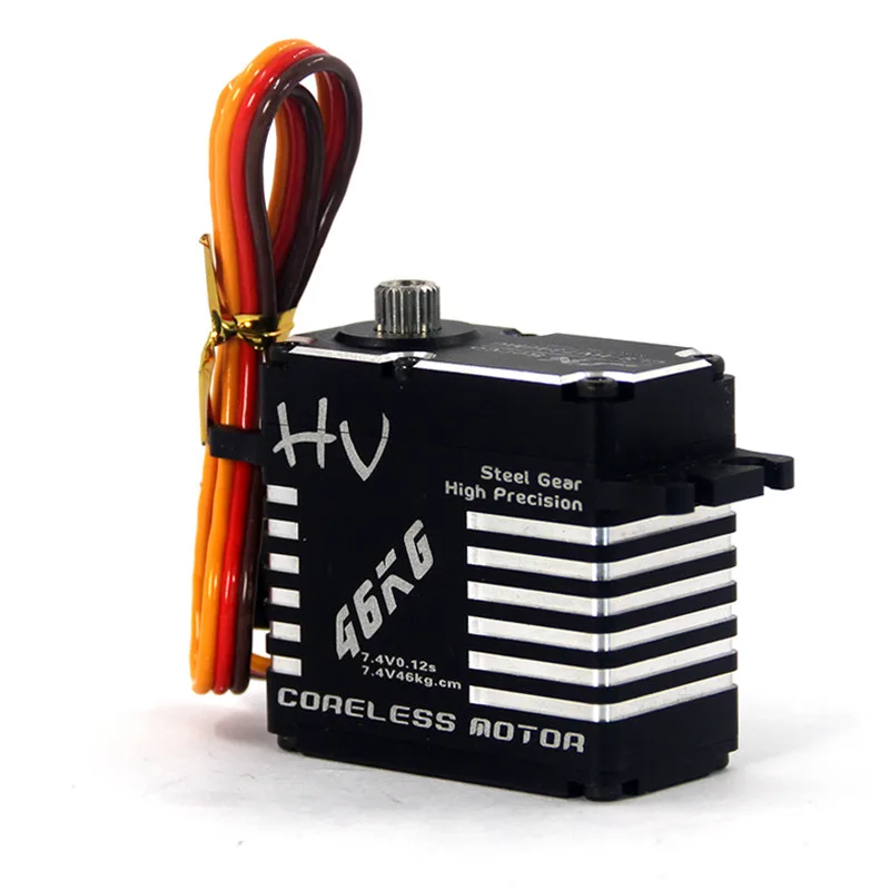 JX Servo CLS HV7346MG 46кг HV Водонепроницаемая стальная шестерня с ЧПУ Алюминиевый корпус