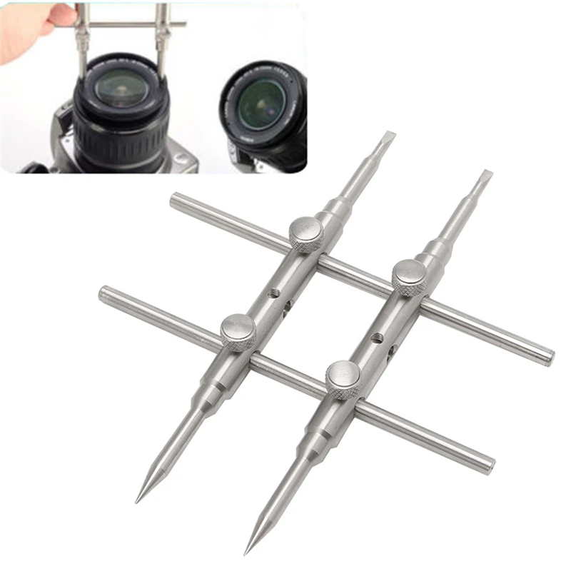 

25-130MM DSLR Lens Spanner Wrench Opening Tools For Camera Repairing Device Kit