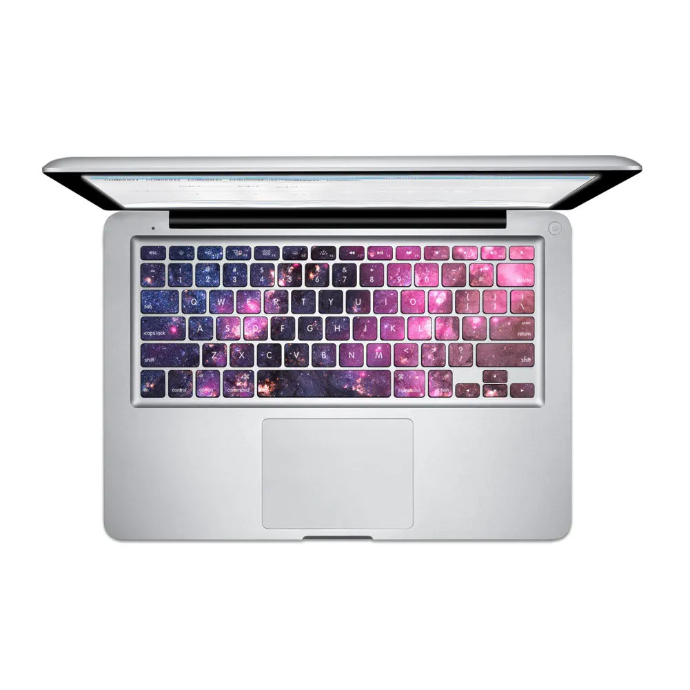 Galaxy Цвет планета клавиатура Стикеры Крышка для м acBook 12/13in retina в европейском стиле