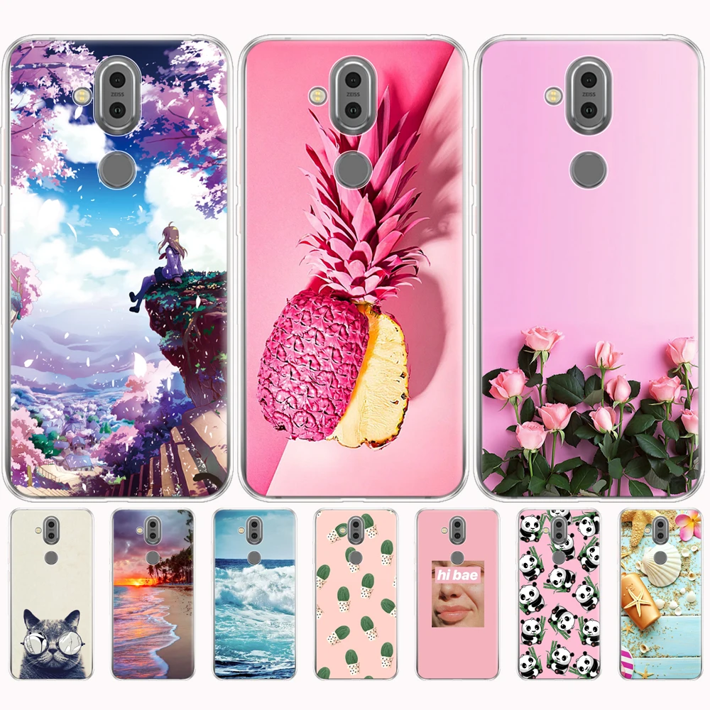 Чехол для Nokia 8 1 чехол 7 plus 2018 силиконовый мягкий из ТПУ телефона 1/X7 бампер