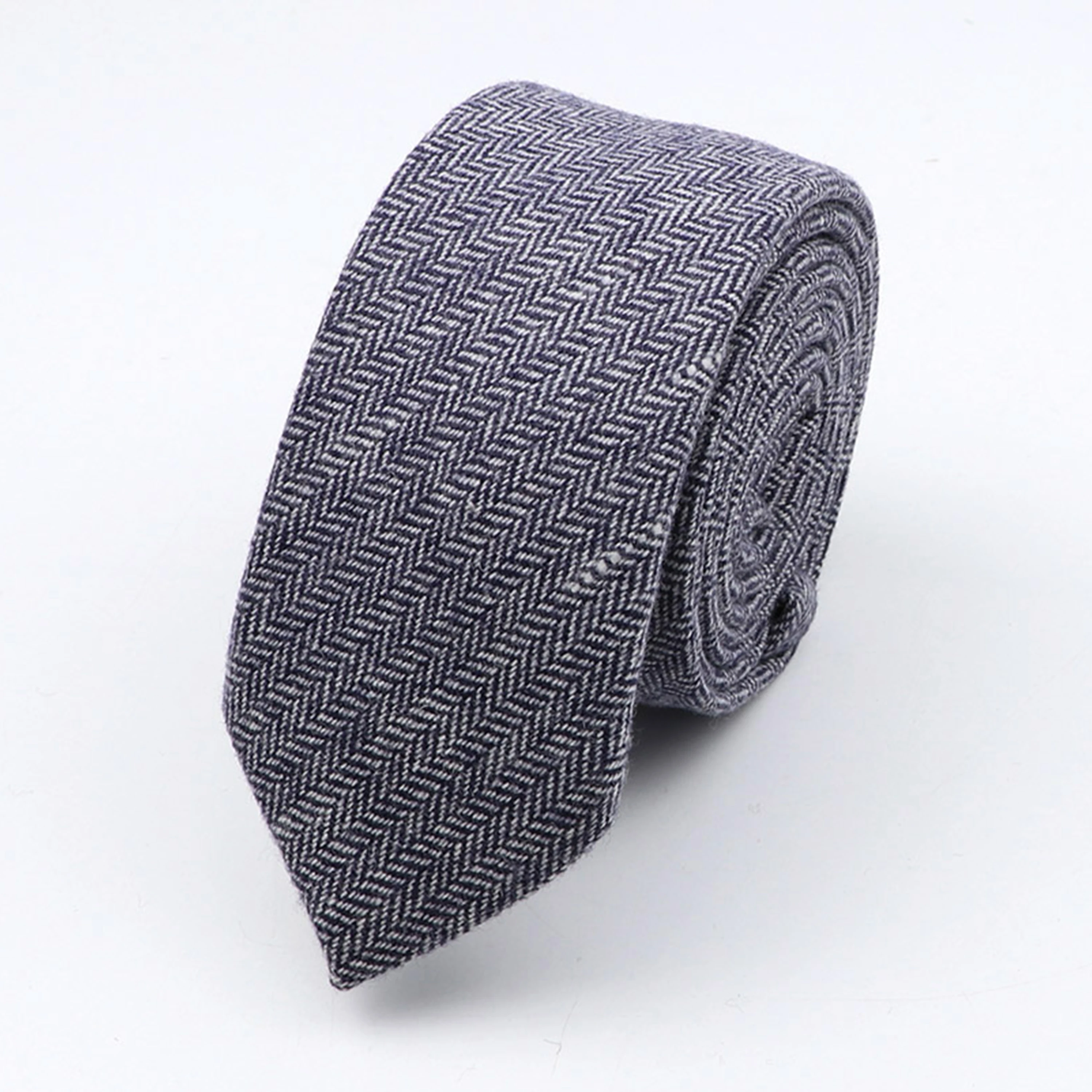Cashmere Wool Necktie 7CM Solid Color Formal Wedding Party Europen Style Red Brown Green Gray Clothing Tie Gift neck tie