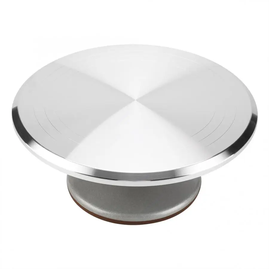 12inch Aluminum Cake Turntable Rotating Revolving Decorating Table