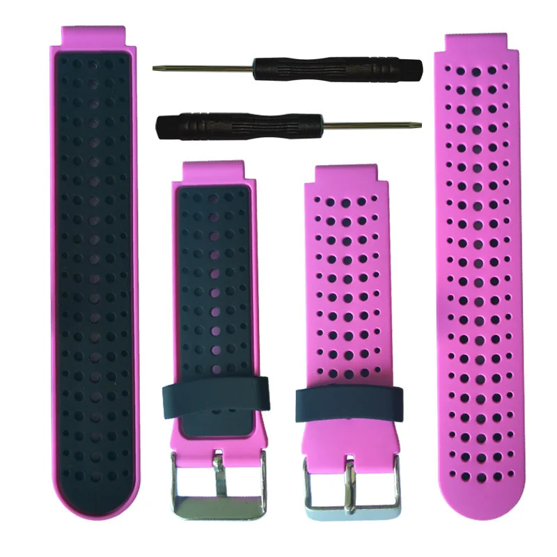 Мягкий силиконовый сменный ремешок для часов Garmin Forerunner 230 /235/235Lite / 220 620 630 735
