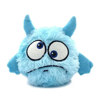 

Pet Supplies Dog Vocal Vibration Electric Toy Ball Dog Catching Bounce Plush Toy Ball Puffy Jumping Monster Ball