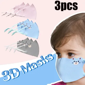 

Kids Anti Dust Face Mouth Mask Reusable Breathable Cotton Protective Children Girls Cartoon Cute Pm2.5 Anti-dust Mouth Face Mask