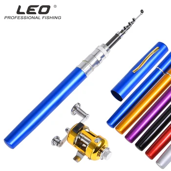 

Pen type Ice Fishing Rods Set Ultra Short Mini Hand Pole Portable Pocket High-quality Sea Fishing Rod for River Fishing Tackle