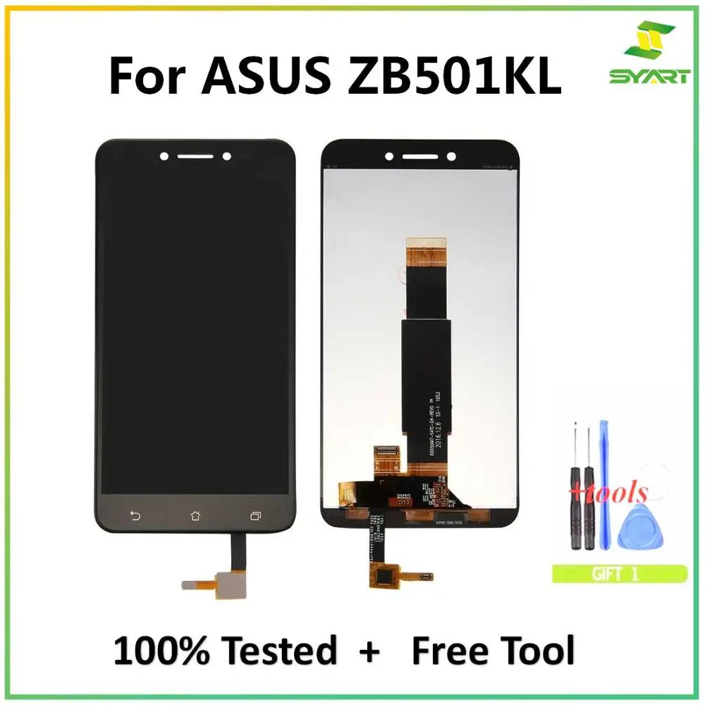 Goedkoop Voor ASUS ZenFone Live ZB501KL Lcd Touch Screen Digitizer Vergadering + Gratis Tools Voor Asus ZB501KL X00FD 5.0\
