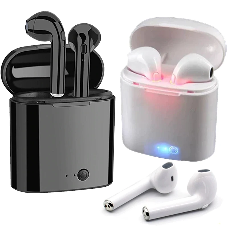 

in-ear for I7 i7s tws Bluetooth Earphone Earbuds Headset wireless headphone With Mic with charging box can choose PK i9 i11 i12