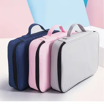 

2019 New Fashion Travel Waterproof Portable Storage Bag Card ID Holders Document File Organizer Zipper Pouch 3 Types