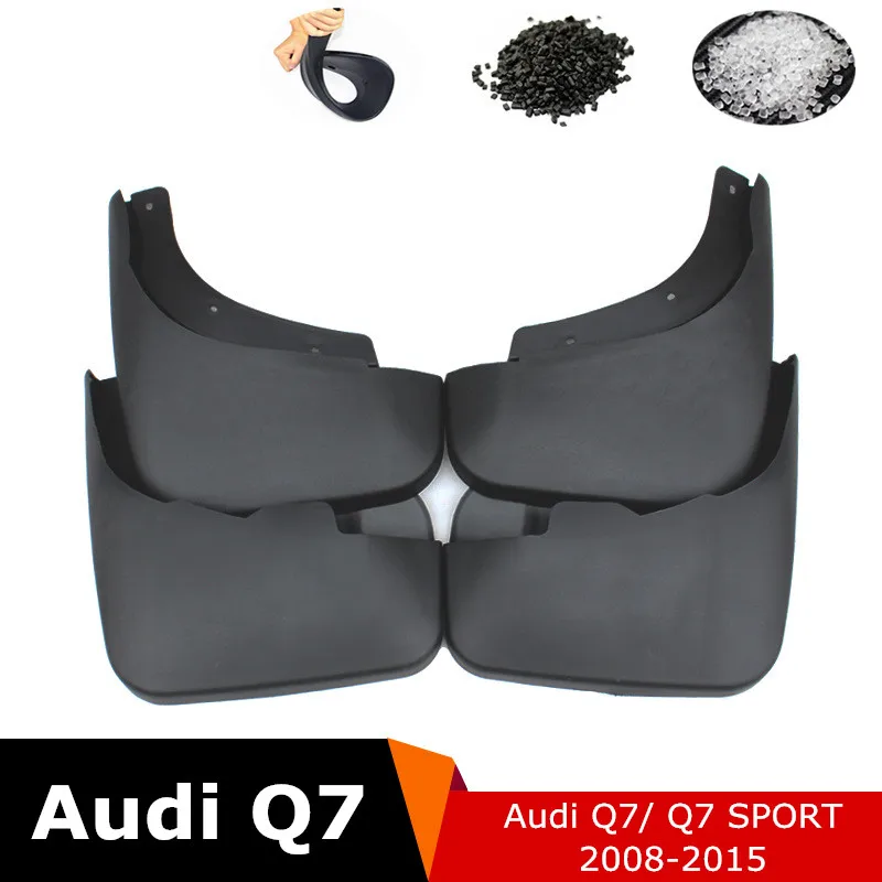 Mud Flaps Splash Guards for Audi Q7 AND Q7 Sport Utility 2008 2015