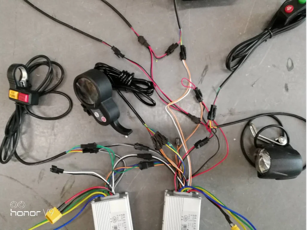 How can i test one of the 2 controllers on my dual motor scooter? r