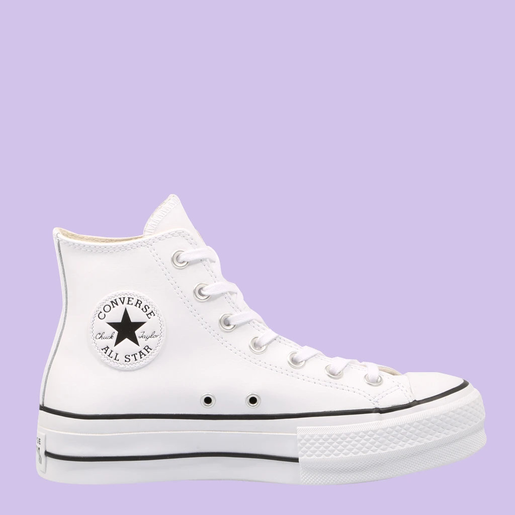 Trampki Converse CHUCK TAYLOR ALL STAR H 69225 białe futro skórzane białe buty typu flats| AliExpress