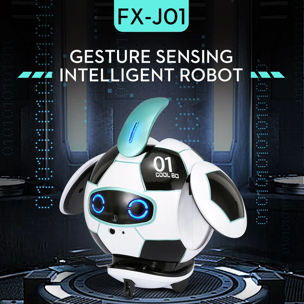 

J01 Ball Infrared Obstacle Avoidance Voice Recognition Gesture Sensor RC Robot Children's Smart Machine Ball Electric Toy Gift