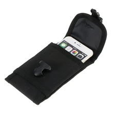 Tactical Universal Hard Wearing Cell Phone Pouch Multi-function Adjustable Strap Waist Bag Belt Pouch 5.5 inches