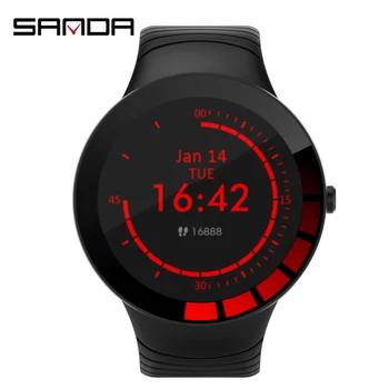 

SANDA 2020 Hot Sell Smart Watch 1.28 Inch Heart Rate Monitor Sleep Tracker Multi-Function Intelligent Watch Men Sport Watch E3