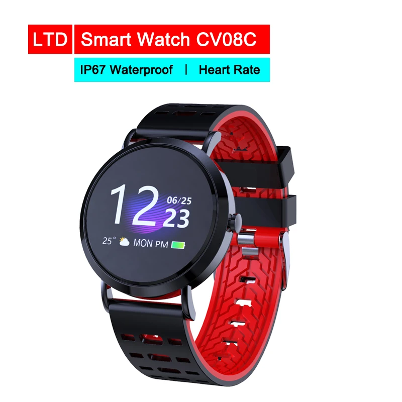

Smart Wristband CV08C Smart Watch Bracelet Sports Fitness Blood Pressure Heart Rate Call Message Reminder Android Pedometer Band