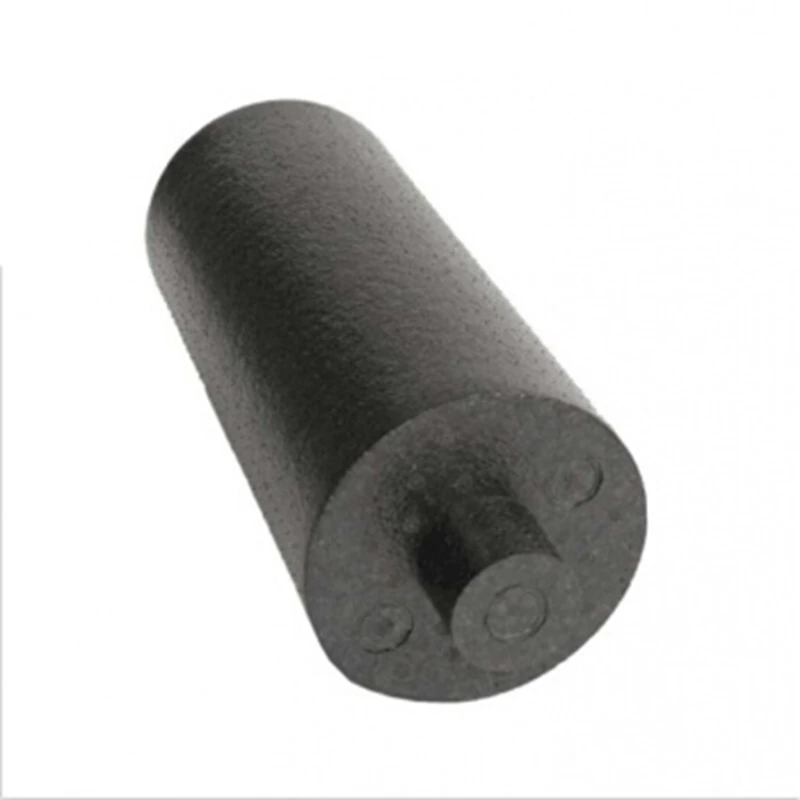 2pcs set 33x 14cm EPP Foam Roll High Fitness Massage Roller Exercise Balance Yoga Brick Block Gym Equipment Black Sports