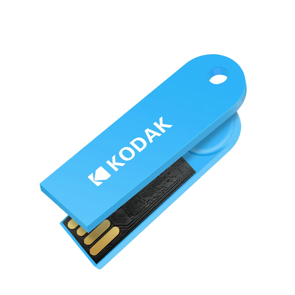KODAK K212 Тонкий U диск 16 ГБ 32 ГБ USB флэш-накопитель портативный USB 2,0 на автомобиле музыка U диск Водонепроницаемый мини размер - Цвет: Синий