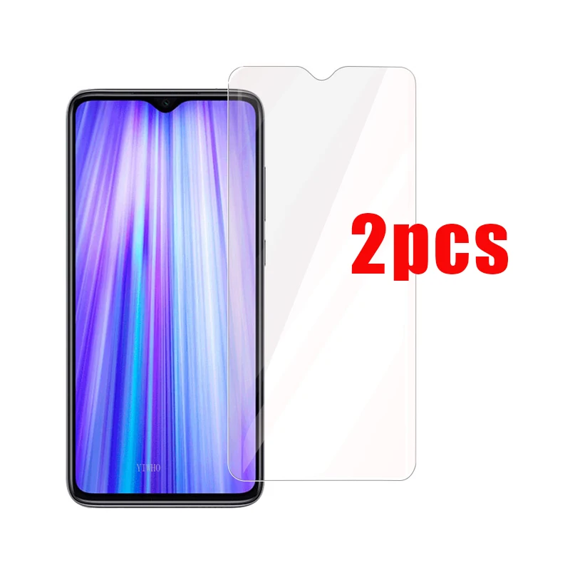 2 front glass HD 2 шт. в упаковке, закаленное стекло для Xiao mi Red mi 8, Защитная пленка для экрана, Защитная пленка для Red mi 8 Red mi 8 6,2", Global glass, 2 в 1 Набор - Цвет: 2 front glass HD