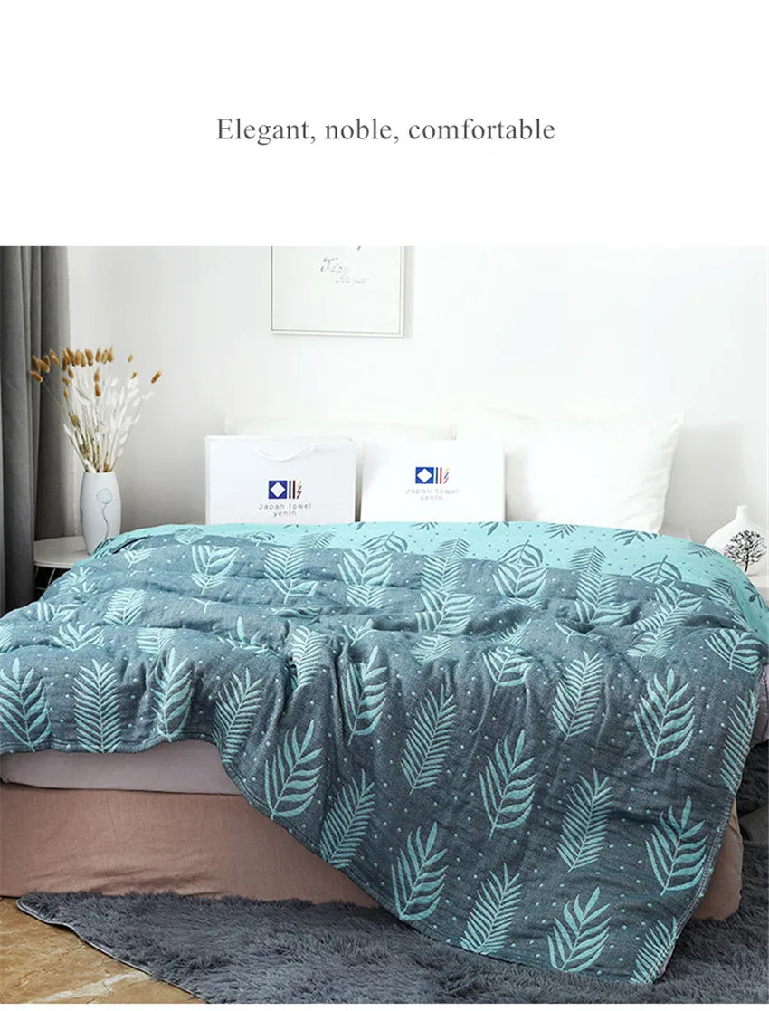 Водоросли бамбуковое волокно хлопок полотенце одеяло пледы на диван для украшения дома дышащие простыни матрас одеяло для кровати