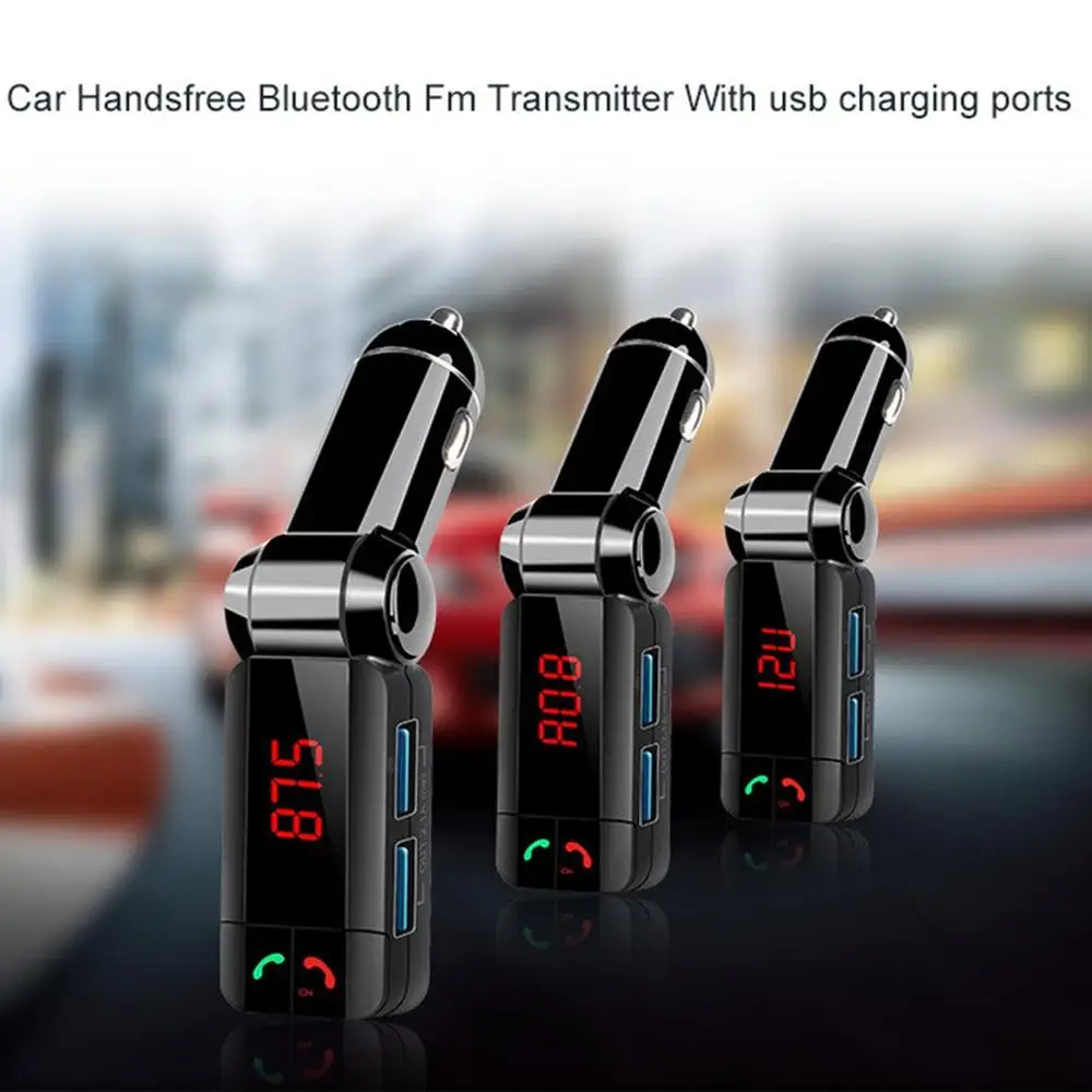 BC06S автомобильный Bluetooth автомобильный fm-передатчик Автомобильный MP3 двойной USB Автомобильное зарядное устройство Bluetooth плеер