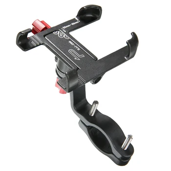 

360 Degree for Bike Handlebar stents Aluminum Alloy Motorcycle Bicycle Bike Handlebar Mount Mobile Cell Phone Holder Accessories