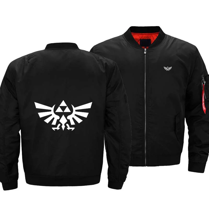 

New Men's Bomber Jacket Army Military Flight Pilot Jackets Print Logo Waterproof Coat Autumn fashion padded Outerwear dropship