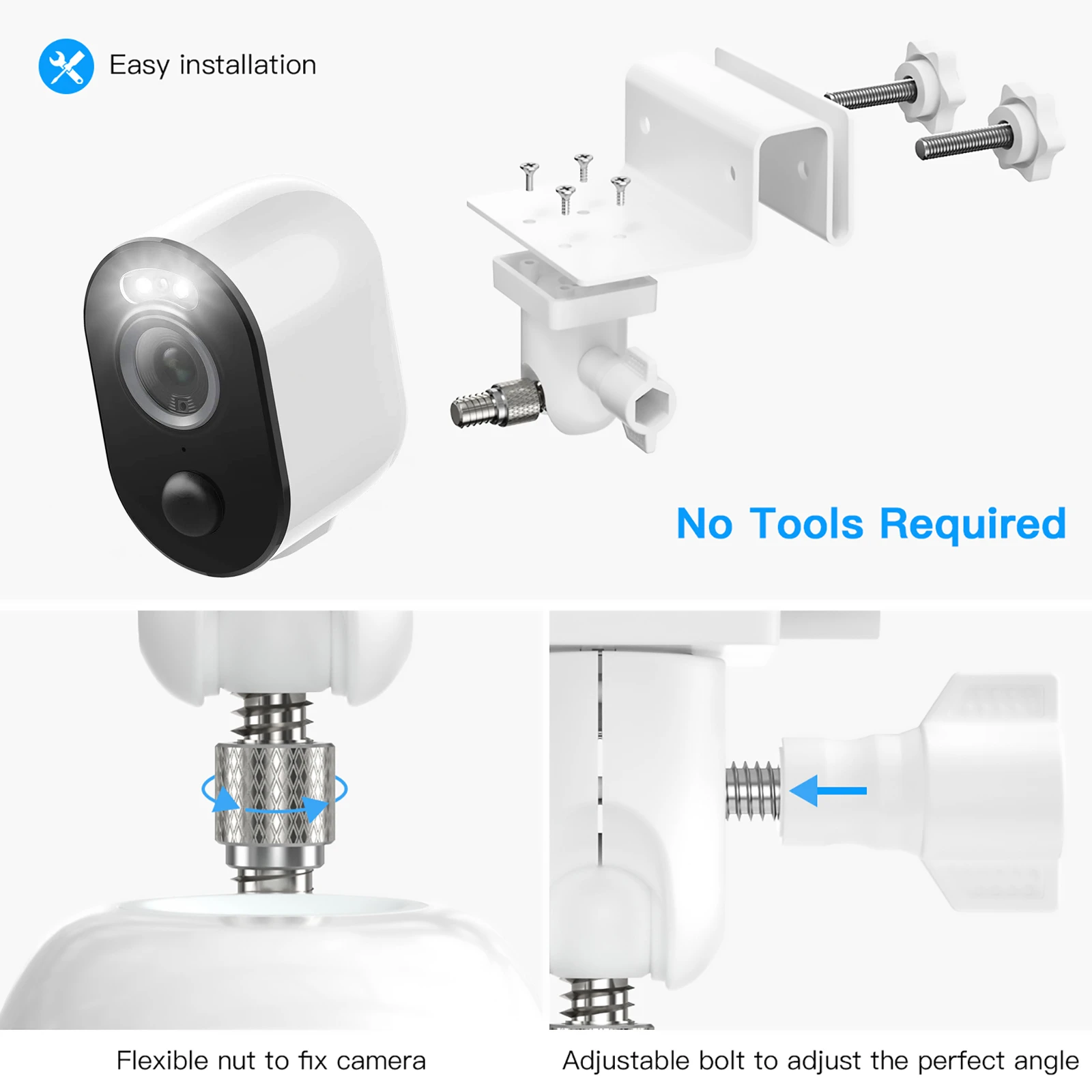 Wall/Ceiling Mount Bracket For Reolink E1 Pro WiFi Camera – Adjustable Smart Home Mount 10 thumbnail image