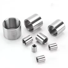 

1/8" 3/8" 1/2" 3/4" 1" 1-1/4" 2” BSP Female Straight Nipple Joint Pipe Connection SS304 Stainless Steel connector Fittings