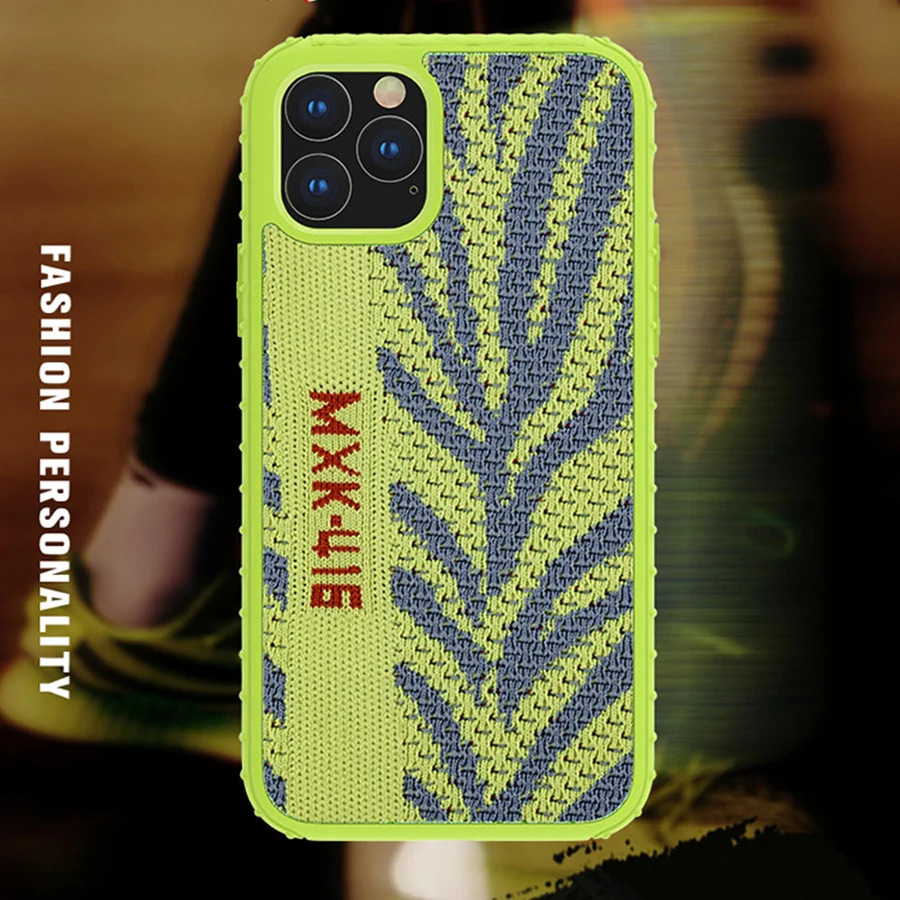 

Fashion Trend Yeezy Case for iPhone iPhone 11 Pro Max Sneakers Material Shock Absorbing Protective Sport Cover for iPhone 11 pro