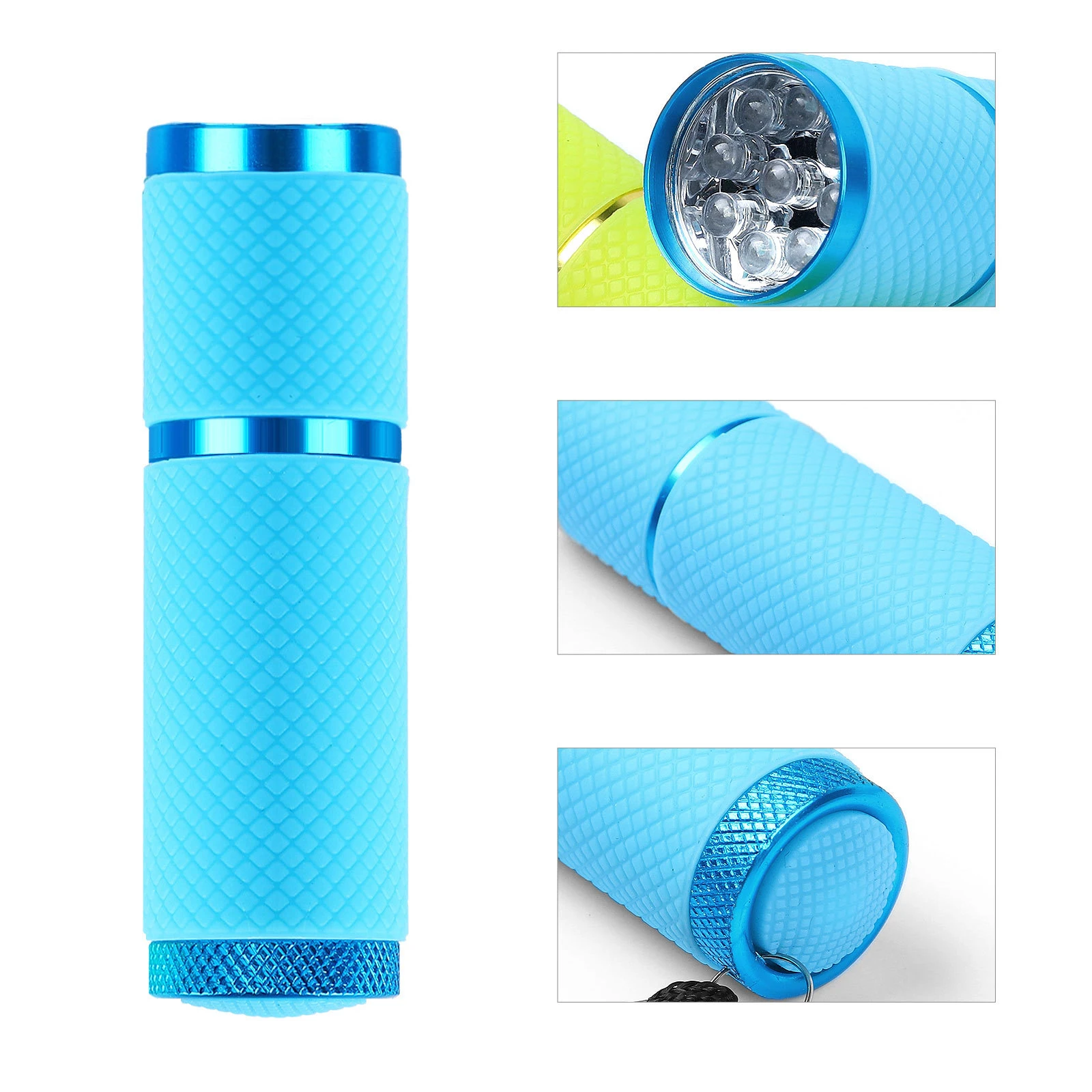 Mini-UV-LED-Licht UV-LED-Lampe Nageltrockner für Gelnägel 9 LED-Taschenlampe Portabilität Nageltrockner Maschine Nagelkunstwerkzeuge UV-Licht_voghion.com