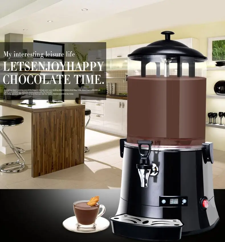 3L Commercial Hot Chocolate Maker Machine Hot Coffee Dispenser Machine Heat  Chocolate Insulation Stirring Coffee Machine - AliExpress