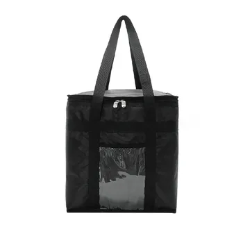 

Oxford Cloth Outdoor Picnic Lunch Bag Portable Handle Casserole Thermal Insulated Potluck Carrier Zipper Takeaway Large Capacity