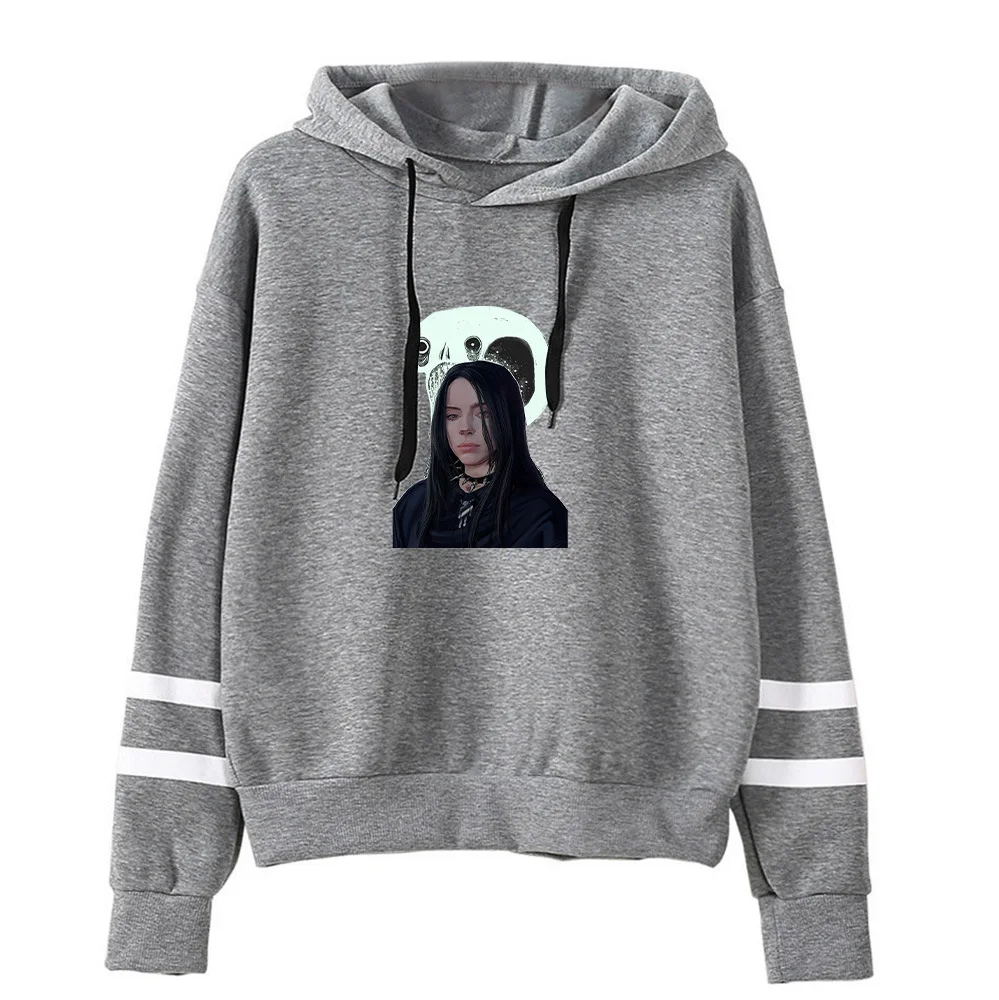 Billie Eilish толстовки женские/мужские Harajuku толстовки с капюшоном и длинным рукавом Лидер продаж Повседневная Уличная одежда хипстер крутой пуловер Топы