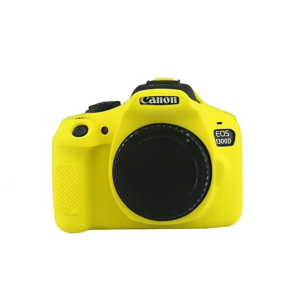 Canon EOS 1200D Rebel T5 디지털 카메라용 실리콘 카메라 케이스 갑옷 스킨 바디 커버 보호대