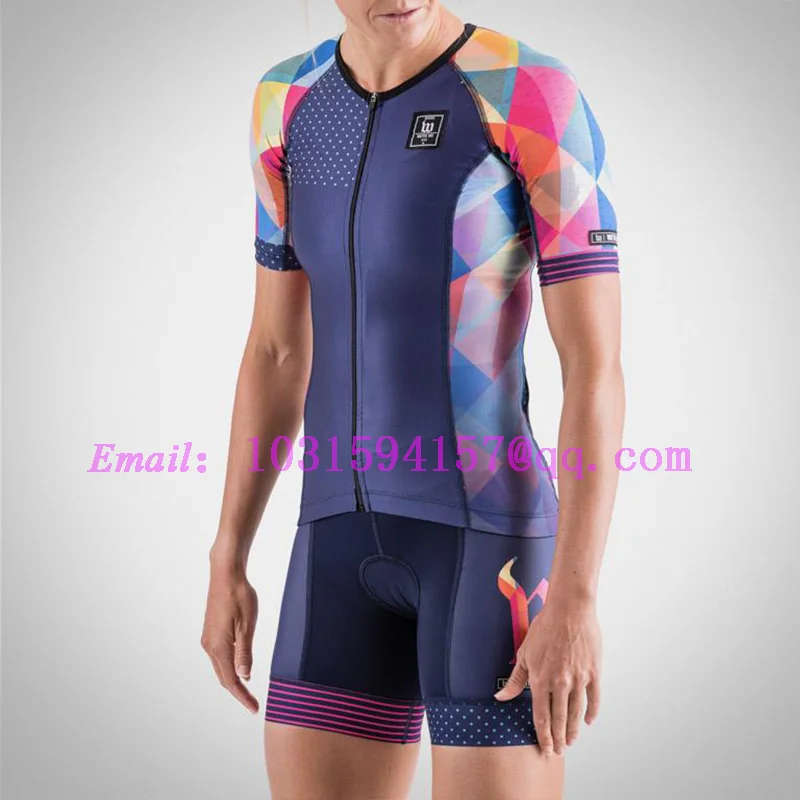 Wattie ink велосипедный костюм Женская одежда короткий рукав велосипедные рубашки нагрудник короткий Майо Джерси mujer de moda roupa ciclismo feminina - Цвет: suits