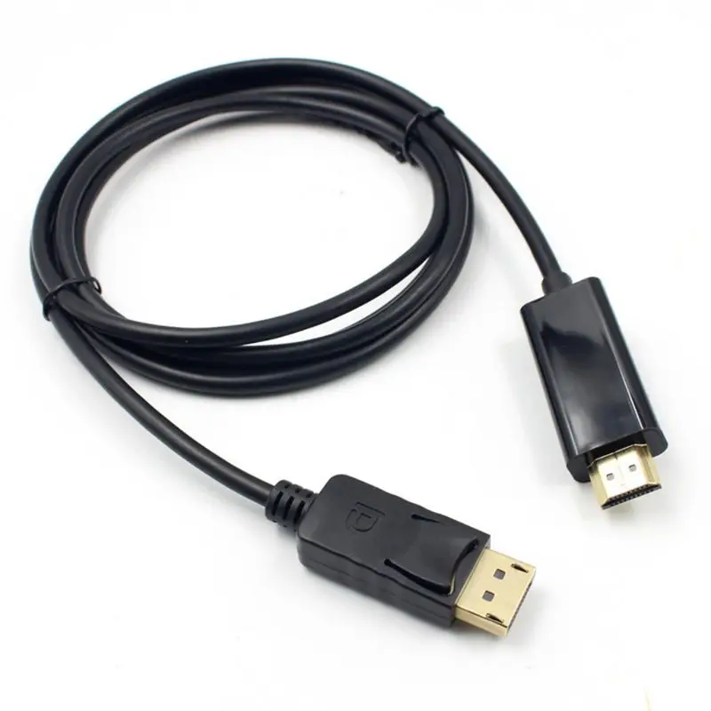 Дисплей порт кабель HDMI кабель DP-HDMI адаптер позолоченный HD US