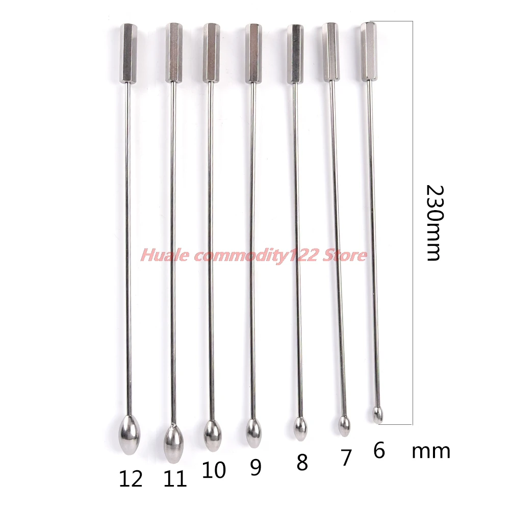 New 6/7/8/9/10/11/12mm Electro Shock Urethral Dilators Sex Toys For Men Electro Shock Penis Plug Male Sounding Dilator Chastity