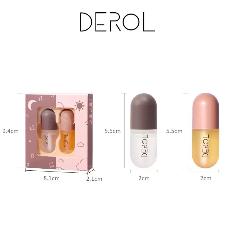 DEROL Ginger Mint Lip Plumping Liquid Plump and Increase Moisturizing and Moisturizing Lip Set Box Lip Plumping Lip Enhancer