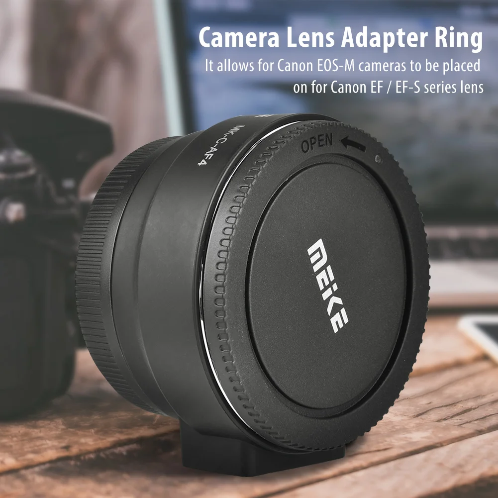 Держатель для объектива Meike EF S-EOS M с автофокусом переходное кольцо для объектива Canon EOS камера макрокольцо адаптер для камеры