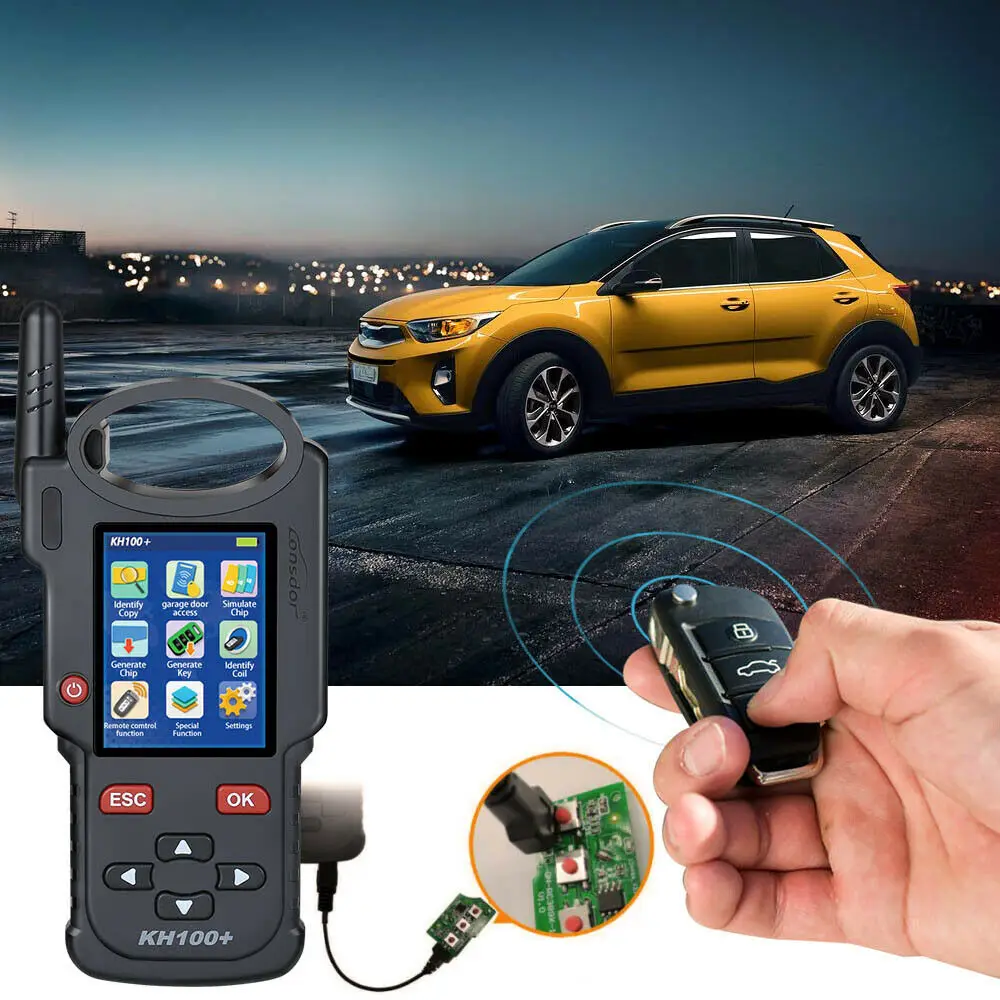 US $182.57 LONSDOR Remote Key Programmer Full Featured Keymate Latest Handheld Device Update Version Of KH100