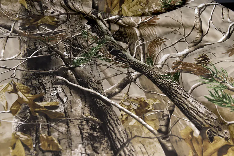 150cm largura árvore folhas camo tecido camuflagem