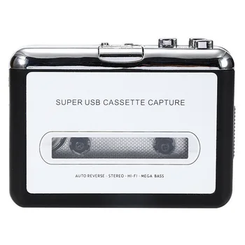 

USB Cassette to MP3 Converter Capture Portable Audio Tape-to-MP3 Music Player Switcher JR Deals