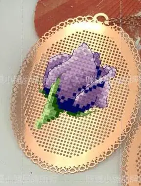Cc Rose style DIY ремесло Стич крестиком металлическая Закладка серебро Золотой Рукоделие Вышивка ремесла счетный крест-Набор для вышивки - Цвет: Синий