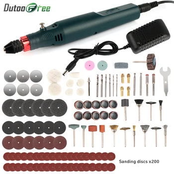 

12V Mini Electric Drill Stepless Speed Handheld Rotary Tool Dremel Set Drilling Machine Drill Power Tools Engraver Accesorios