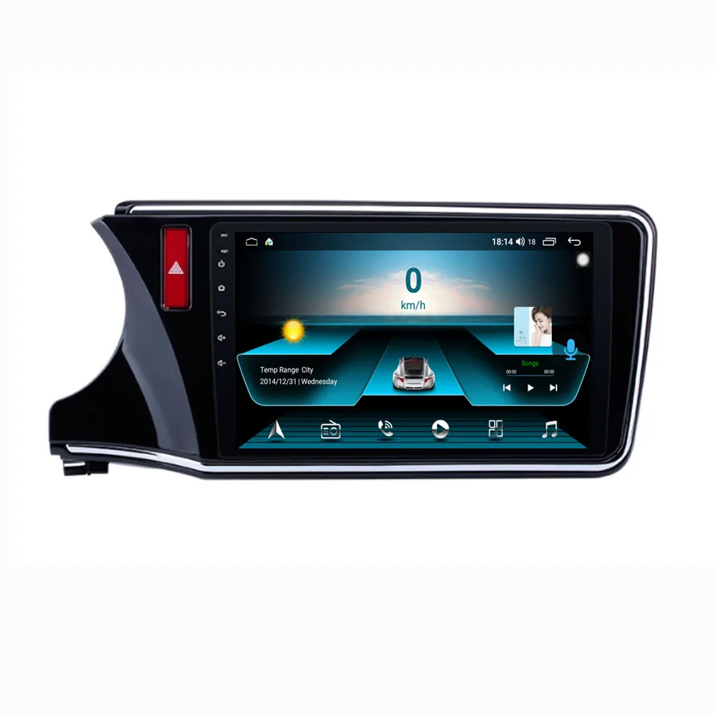 4G LTE Android 10 1 для HONDA CITY 2014 2015 2016 2017 2018 2019 мультимедийный DVD плеер стерео навигация GPS